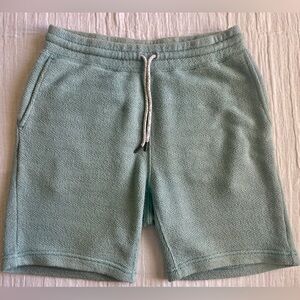 Faherty Whitewater Sweat Short in Reef Waters size S